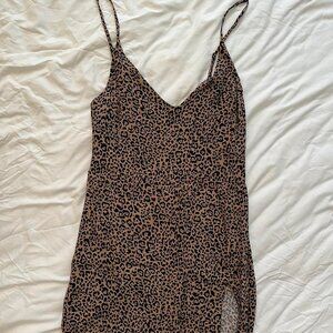 Reformation Leopard dress